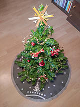 Úžitkový textil - Vianočný vlnený koberček pod stromček (rôzne farby) - 14046043_