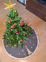 Úžitkový textil - Vlnený kryt na stojan vianočného stromčeka (rôzne farby) - 14046133_