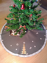 Vlnený kryt na stojan vianočného stromčeka (rôzne farby)