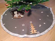 Úžitkový textil - Vlnený kryt na stojan vianočného stromčeka (rôzne farby) - 14046135_