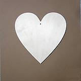 Polotovary - Drevené srdce (15x15cm) - 14051728_