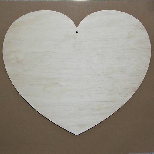  - Drevené srdce maxi (20x24 cm) - 14051681_