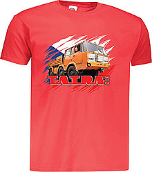 Pánske oblečenie - Tatra 813 (S - Červená) - 14049031_