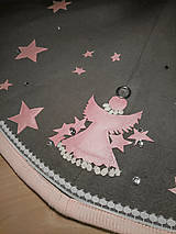 Úžitkový textil - Vianočný vlnený koberček pod stromček (rôzne farby) - 14052241_