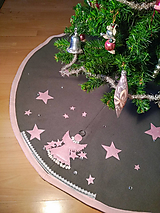 Úžitkový textil - Vianočný vlnený koberček pod stromček (rôzne farby) - 14052243_