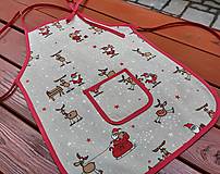 Iné oblečenie - Detská vianočná zástera - 14058371_