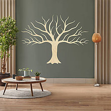 Dekorácie - Drevený obraz na stenu z preglejky strom (konáre) - PR0174 - 14055551_