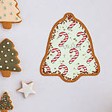Dekorácie - Vianočné grafické perníky so vzorom - vianočné lízatká - 14056243_