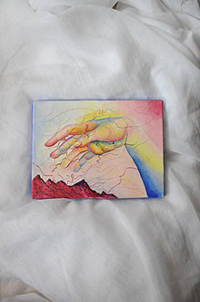 Obrazy - Maľba ruka farebná - 14061438_