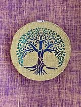 Úžitkový textil - Meditačný Vankúš "Tree of life" vysoký - 14060819_