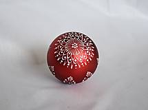 Dekorácie - Vianočná guľa zdobená voskom veľká - 14061160_