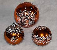 Dekorácie - Vianočná guľa zdobená voskom veľká - 14061188_
