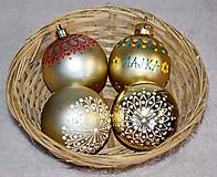 Dekorácie - Vianočná guľa zdobená voskom veľká - 14061208_