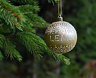 Dekorácie - Vianočná guľa zdobená voskom veľká - 14061214_