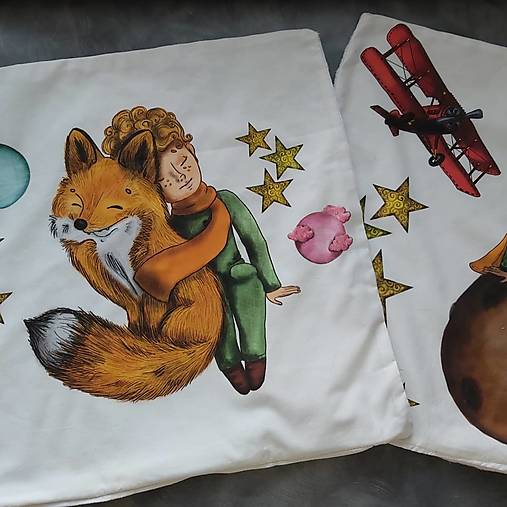 Úžitkový textil - Obliečka na vankúš malý princ. - 14064695_