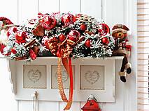 Dekorácie - Vianočná dekorácia, oblúk na dvere - 14071994_