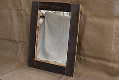 Zrkadlá - Drevené zrkadlo č.11 - 14072395_