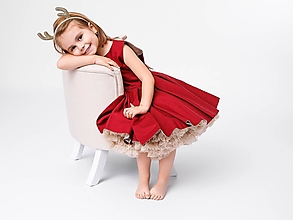 Detské oblečenie - Obojstranné šaty Lea - 14072658_