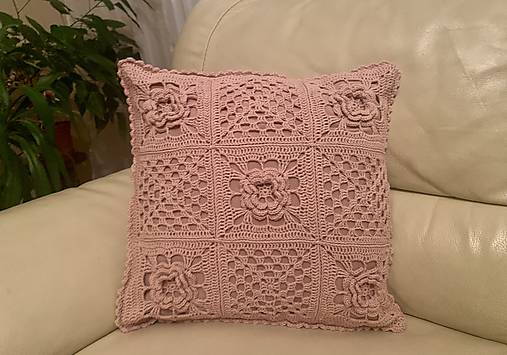 Úžitkový textil - Obliečka na vankúš - staroružová II.  - 14073731_