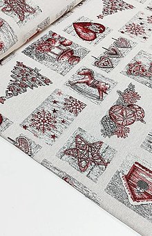 Textil - Gobelín s vianočným vzorom - 14075042_