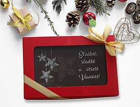 Sladkosti - Vianočná čokopohľadnica, VZOR 08 - 14073036_