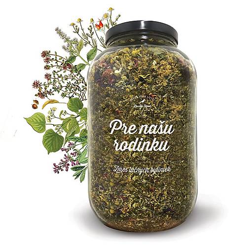 Čaje - Bylinkový mix „Pre našu rodinku” | 600g - 14076890_