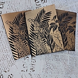 Papiernictvo - handmade skicár rastliny - 14075281_