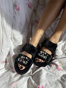 Ponožky, pančuchy, obuv - Papuče Black Swan - 14075011_