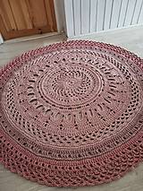 Úžitkový textil - Háčkovaný koberec - 14073878_