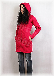 Mikiny - Kabátek hřejivý s kapucí(více barev) - 14079084_