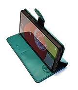 Na mobil - Knižkové kožené puzdro na iPhone, Samsung Galaxy, Huawei a iné - smaragd - 14078568_