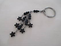 Šperková dekorácia na kabelku alebo kľúčenka - hviezdy - chir. oceľ