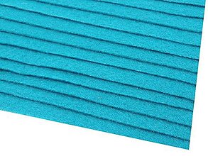 Textil - Látková dekoratívna plsť/filc - modrá - 14081183_