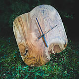 Hodiny - RAW - Teakové drevené hodiny - 14080166_