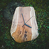 Hodiny - RAW - Teakové drevené hodiny - 14080190_