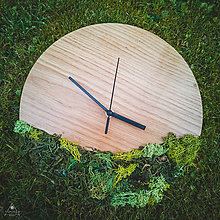 Hodiny - Mach - Dubové drevené hodiny - 14080117_