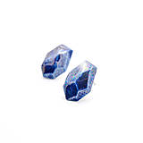 Náušnice - Náušnice modré Krystalix - 14079828_