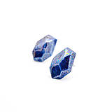 Náušnice - Náušnice modré Krystalix - 14079829_