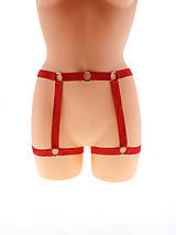 Spodná bielizeň - Women harness, postroj nohavičky elastické sexy bielizeň, dámske páskové nohavičky erotické. - 14085148_