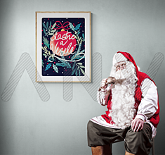Grafika - Vianočná dekorácia - pohľadnica/print/karticka - 14083343_