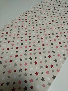 Úžitkový textil - Štóla na stôl hviezdy - 14084067_