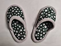 Ponožky, pančuchy, obuv - Hviezdičkové papučky - 14084117_