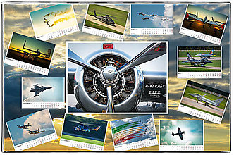 Papiernictvo - Kalendár AIRCRAFT 2022 - 14085897_