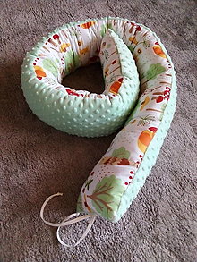 Úžitkový textil - Valec hadík do postele a postieľky 180 cm - 14087697_