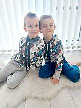 Detské oblečenie - Mikina s kapucňou- trojuholník - 14092331_