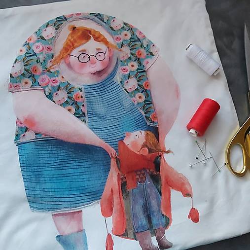 Úžitkový textil - Obliečka na vankúš 40x40cm. - 14094035_