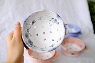 Nádoby - Berry bowl z kolekcie Ráno (Sivé výkvety) - 14093342_