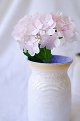 Nádoby - Textúrovaná váza z kolekcie Ráno - 14097943_
