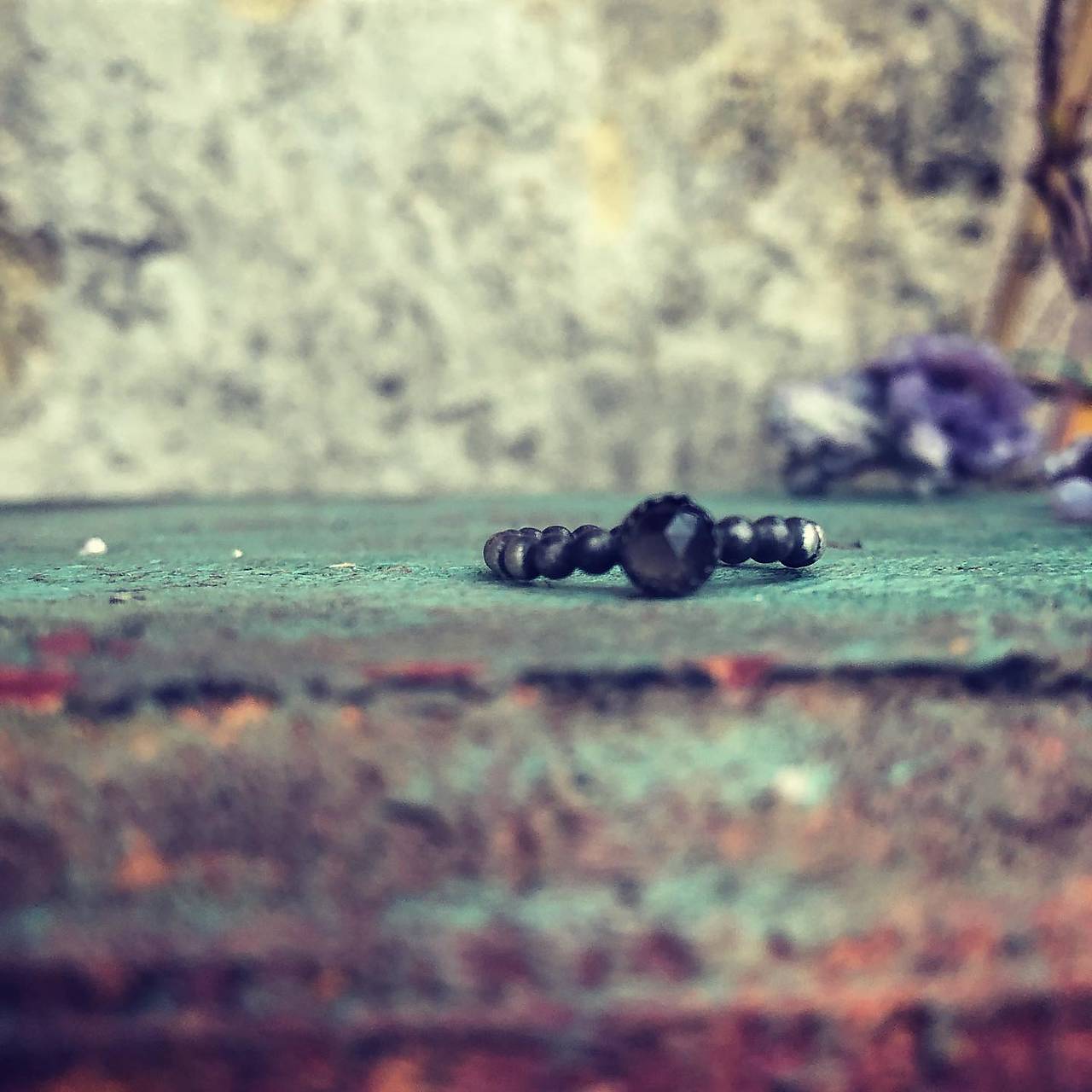 Strieborný prsteň a záhneda II. - Kamienkovo