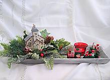 Svietidlá - Svietnik 60 - dekorácia, Vianoce, zima... - 14100219_